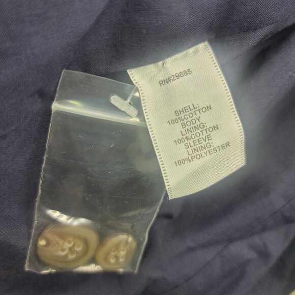 Pendleton Womens Lined Plaid Blazer Jacket Size 12 Beige Navy New with Tags - Picture 12 of 12